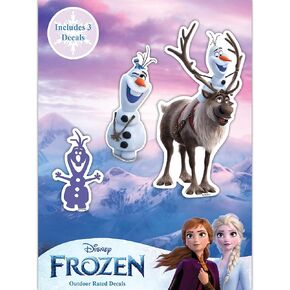 Disney Frozen Elsa Decals - Set of 3 Elsa Waterproof Vinyl Stickers for Water Bottle Laptop Bike Luggage Car Outdoor Rated Water Resistant Vinyl