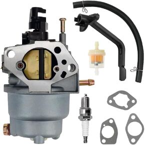 Carburetor Fits for Generac GP6500 GP5500 DeWalt DG6000 6550 7000B DXGNR7000 8000 8750 Watts Gas Generator 420cc 13HP Engine with Fuel Line Filter Gasket Spark Plug Carb Kit