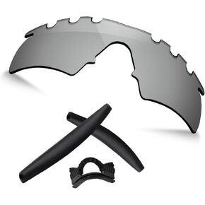Polarized Replacement Lenses & Rubber Kits for Oakley M Frame Strike Vented Sunglass