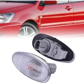 Pair Side Marker Light Lamps for 2002-2006 Mitsubishi Lancer 2003-2006 Outlander Turn Signal Lights