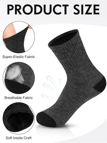 Tarpop 100 أزواج الجوارب السائبة الجوارب رجال الرطوبة فاقة غير رسمية الجوارب الكاحل الجزء الأكبر للجنسين للمشردين (رمادي داكن) in Saudi Arabia