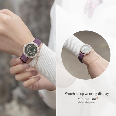 Quick Release Leather Watch Band,Replacement Watch Strap,Silver Polished Pin Buckle,for Men Women in Saudi Arabia
