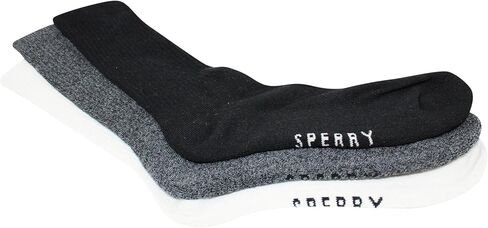 Sperry Men's Men's 8-Pack Cushion Comfort Crew Socks-الجوارب الرياضية الرطوبة-الجوارب البيضاء للاستخدام اليومي أو الرياضي in Kuwait