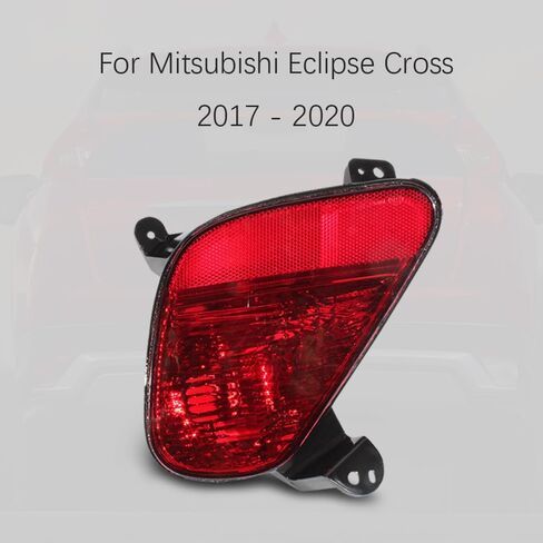 مصباح مصباح عاكس خلفي يناسب Mitsubishi Eclipse Cross 2017 2018 2019 2020 ، عاكسات الوفير الخلفية العدسة الحمراء استبدالها لـ 8337a153 (جانب السائق الأيسر) in Kuwait