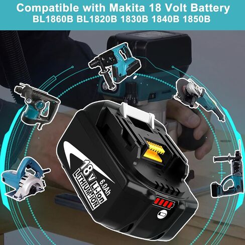 DC18RC 18V شاحن استبدال البطارية متوافق مع ماكيتا 14.4V-18V LXT بطارية ليثيوم أيون BL1815 BL1830 BL1840 BL1845 BL1850 BL1860 in Saudi Arabia