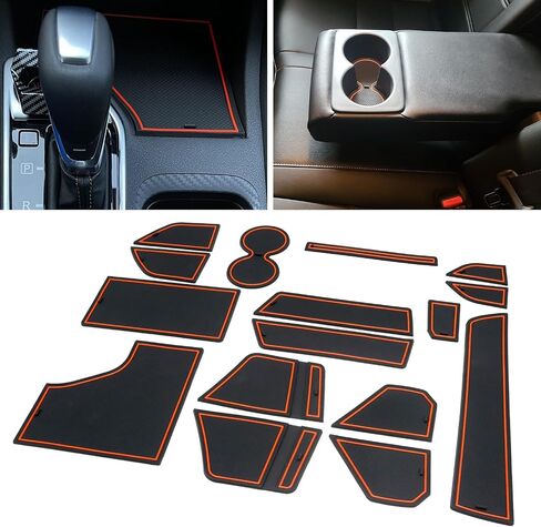 للاطلاع على Nissan Sentra Accessories 2025 2024 2023 2022 2021 2020 حامل كوب مخصص ملحق بطانات Center Center Censole Mobile Door Door Mit Kit (Red Trim) in Kuwait