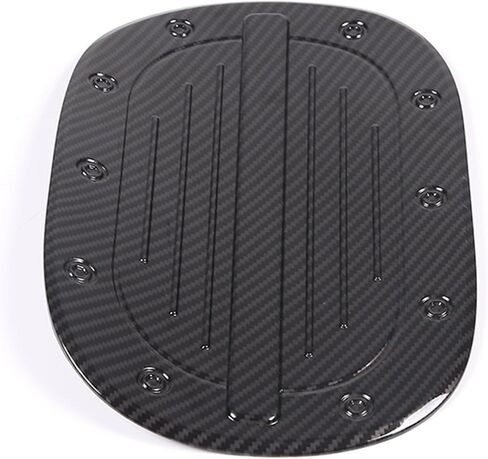 تغطية باب خزان غاز السيارة الإكسسوارات الواقية ، متوافقة مع Land Rover Defender 90 110 130 2020-2024 ABS FUEL FUEL TANK COVERTING DRIVITION Auto Tuto (حبة ألياف الكربون) in Saudi Arabia