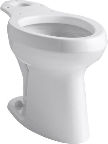 وعاء تواليت كوهلير هاي لاين مع اضاءة ضغط , ابيض , مقاس واحد - K-4304-0 in Kuwait
