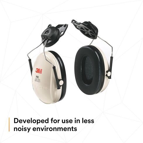 3M PELTOR Optime 95 Earmuffs H6B/V, Behind-the-Head, Beige White in Saudi Arabia
