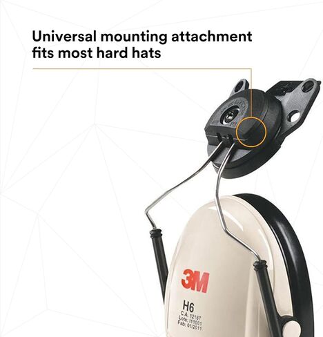 3M PELTOR Optime 95 Earmuffs H6B/V, Behind-the-Head, Beige White in Saudi Arabia