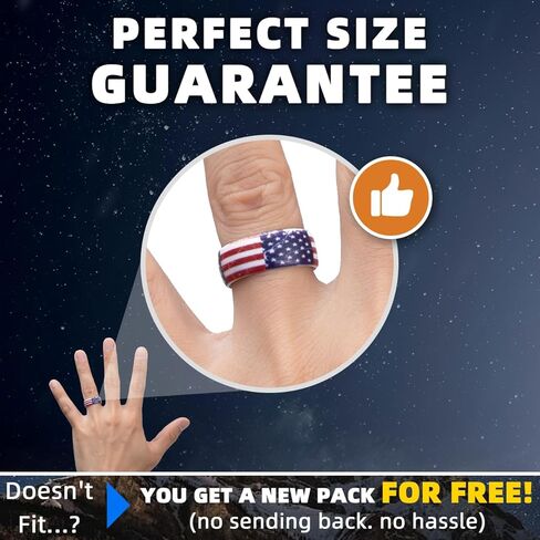 Egnaro Silicone Wedding Rings for Men, Breathable Printed Design Rubber Engagement Bands with Air Flow Grooves 8mm Wide 2mm Thick in Kuwait