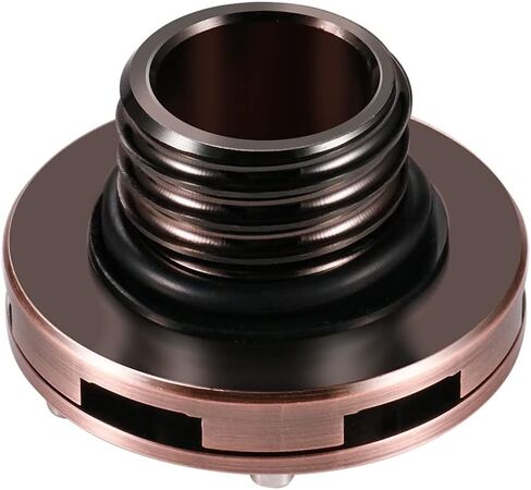 Motorcycle Gas Tank Oil Cap, Compatible with Harley-Davidson Dyna Softail Sportster Touring Road King Trike Freewheeler Wide Glide, Copper, Copper in Saudi Arabia