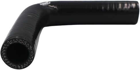 0.75" (18mm) Silicone High Performance 4-Ply 90 Degree Elbow Transition Coupler for Turbo/Intercooler/Intake Piping, Length 4 inch, Thickness 5.5mm (Black) in Saudi Arabia