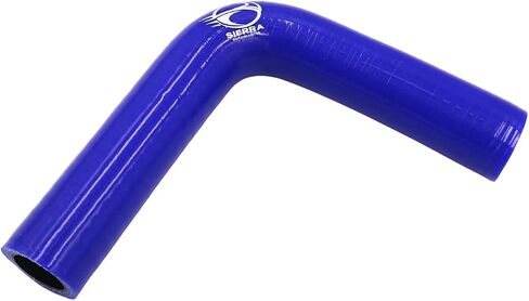 0.75" (18mm) Silicone High Performance 4-Ply 90 Degree Elbow Transition Coupler for Turbo/Intercooler/Intake Piping, Length 4 inch, Thickness 5.5mm (Black) in Saudi Arabia