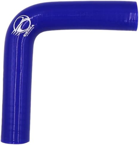 0.75" (18mm) Silicone High Performance 4-Ply 90 Degree Elbow Transition Coupler for Turbo/Intercooler/Intake Piping, Length 4 inch, Thickness 5.5mm (Black) in Saudi Arabia