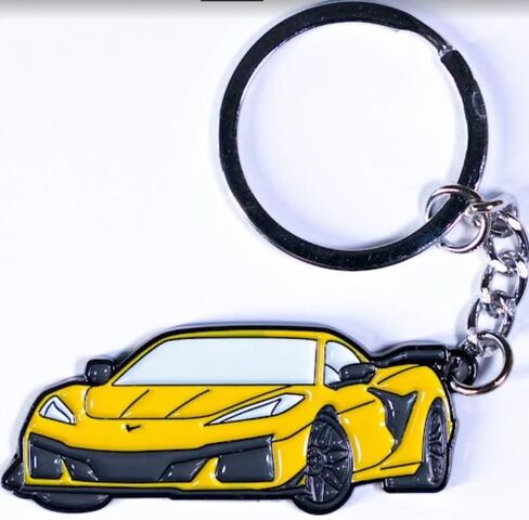 Metal Keychain - Corvette C8 Accessory Gift in Kuwait