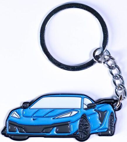 Metal Keychain - Corvette C8 Accessory Gift in Kuwait