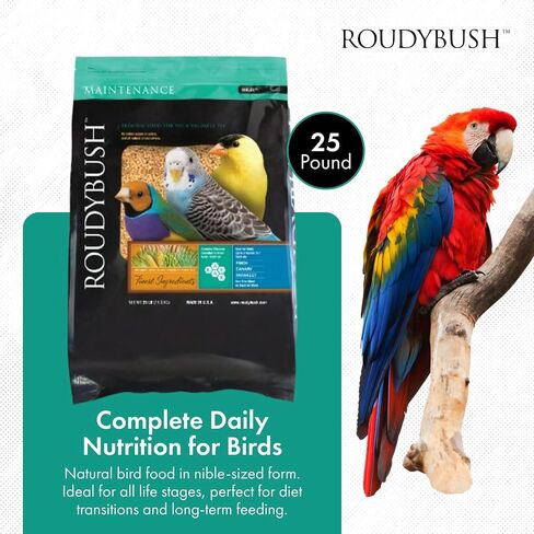 RoudyBush Daily Maintenance Bird Food, Small, 25-Pound (225SMDM) in Kuwait