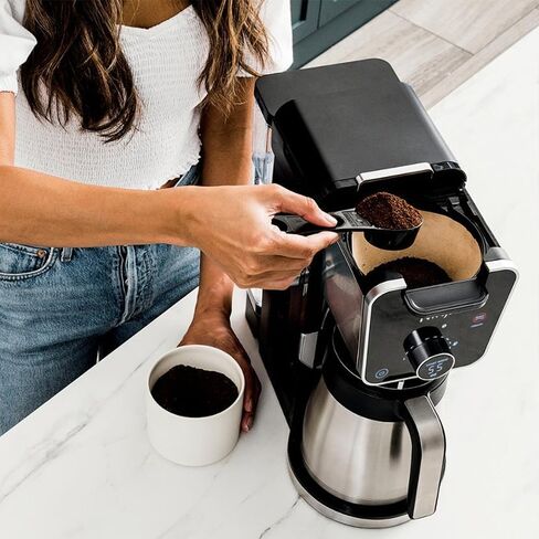 Ninja DualBrew 12-Cup Drip, Single-Serve for Coffee Pods, Black (Renewed) (3 Brew Styles) in Saudi Arabia