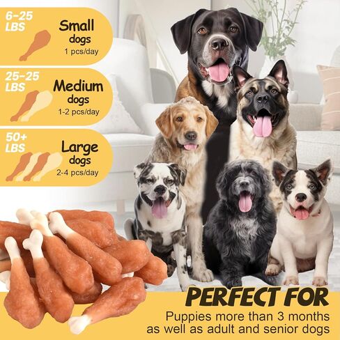 ASMPET Chicken Jerky Dog Treats, Chicken Rings Small Training Chewy Snacks, High Protein All Natural Limited Ingredient Soft Chewy Treats for Small Medium Large Dogs 11 Ounce in Saudi Arabia