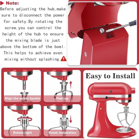 Flex Edge Beater Accessories and Attachments for KitchenAid 6 Quart Bowl-Lift Stand Mixer, Pastry Paddle Attachment for Kitchenaid, Dishwasher Safe, White in Saudi Arabia