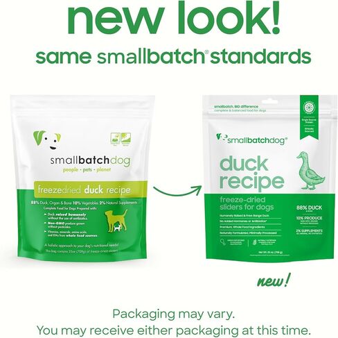 Smallbatch Pets نظام غذائي خام ممتاز مجفف بالتجميد للكلاب، وصفة دجاج، 14 أونصة، صنع في الولايات المتحدة الأمريكية، منتجات عضوية، لحم مرفوع بطريقة إنسانية، فطائر مرطّبة ومقدمة، بروتين مصدر واحد، صحي in Saudi Arabia