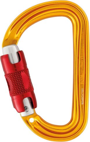 Petzl Sm'D Rock Climbing Carabiner | Versatile, Lightweight, Compact, D-Shaped Locking, for Rock & Ice Climbing in Kuwait