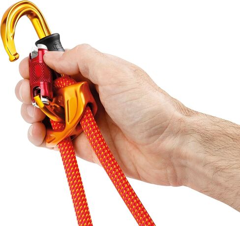 Petzl Sm'D Rock Climbing Carabiner | Versatile, Lightweight, Compact, D-Shaped Locking, for Rock & Ice Climbing in Kuwait