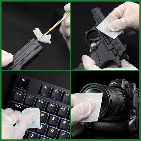 ILANSIN 3000PCS Gun Cleaning Patches,2"x2" Lint Free Gun Cleaning Cloth,Professional Wipes for Shot Pistol and All Caliber of Firearms. Store in Two Boxes Can Store Gun Cleaning Kit in Saudi Arabia