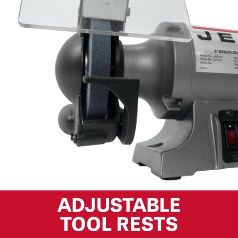 JET 6-Inch Bench Grinder, 1/4 HP, 3450 RPM, 115V (JBG-6A) in Saudi Arabia