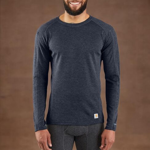قميص Carhartt الرجالي ذو الوزن المتوسط ​​المصنوع من خليط الصوف الصناعي وطبقة القاعدة وجيب الرقبة المستديرة in Saudi Arabia