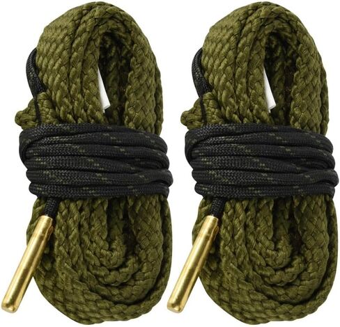 Miaozhun Bore Cleaner for Rifle Pistol Shotgun, Reusable Gun Snake Barrel Cleaning Rope for (.22 .223 5.56) (9mm .380 .357 .38) (.308 7.62mm 30-06 .30 .300 .303) (12GA) in Kuwait