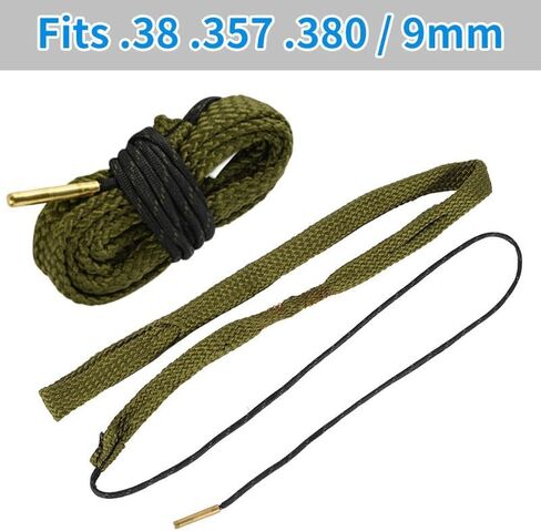 Miaozhun Bore Cleaner for Rifle Pistol Shotgun, Reusable Gun Snake Barrel Cleaning Rope for (.22 .223 5.56) (9mm .380 .357 .38) (.308 7.62mm 30-06 .30 .300 .303) (12GA) in Kuwait