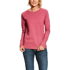 Ariat Female FR Air Crew T-Shirt Rose Violet X-Small in Saudi Arabia