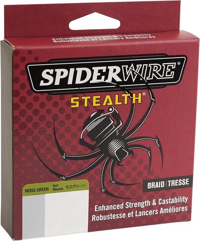 SpiderWire Stealth® Superline, Hi-Vis Yellow, 6lb | 2.7kg, 125yd | 114m Braided Fishing Line, Suitable for Freshwater and Saltwater Environments in Saudi Arabia
