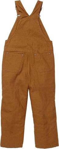 Carhartt boys Bib Overalls (Lined and Unlined),Carhartt Brown, 16 in Saudi Arabia