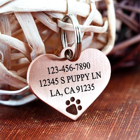 Ultra Joys Personalized Dog Tags - Engraved Pet ID Tag, Large Black Bone in Saudi Arabia