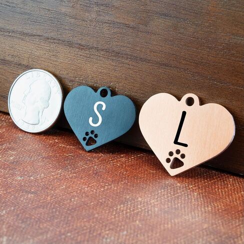 Ultra Joys Personalized Dog Tags - Engraved Pet ID Tag, Large Black Bone in Saudi Arabia