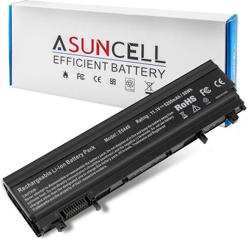 ASUNCELL Laptop Battery for Dell Latitude E5440 E5540 Battery Type VVONF VV0NF N5YH9 CXF66 F49WX 0K8HC 1N9C0 451-BBIE 11.1V 58Wh 6Cell in Kuwait