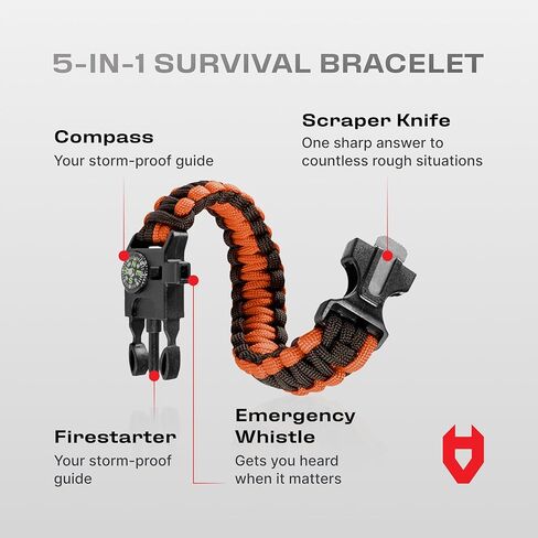 Rain Fly 10x10 Lightweight Survival Camping Tarp; 100% Waterproof; Makes a Great Backpacking Tarp or Hammock Shelter; Comes in Multiple Colors, Survival Bracelet Included; Grey in Kuwait