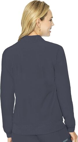 Med Couture Peaches Women Scrubs Top Warm-up Plus Size 8674, 3XL, Royal in Saudi Arabia