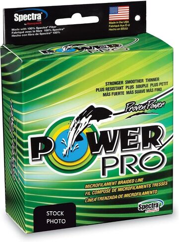 خيط صيد السمك Power Pro 21102000500Y، 200 رطل/500 ياردة، أصفر in Kuwait