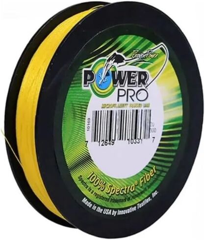 خيط صيد السمك Power Pro 21102000500Y، 200 رطل/500 ياردة، أصفر in Kuwait
