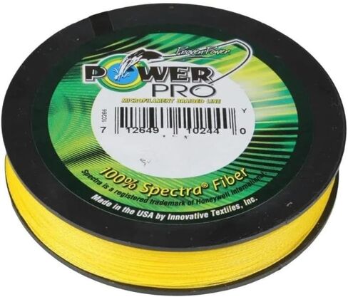خيط صيد السمك Power Pro 21102000500Y، 200 رطل/500 ياردة، أصفر in Kuwait