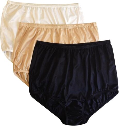 Vanity Fair Classic Ravissant Tailored Brief - Pack of 3 - 15712 (5, Fawn Multi) in Saudi Arabia