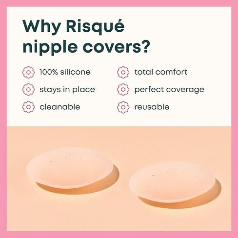 Bunny Covers Reusable Nipple Covers | Nipple Pasties Reusable | Push up Adhesive Bra | Backless Invisible Sticky Bra | Provides Breast Lift Nipple Coverage Cream in Kuwait