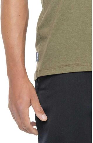 تي شيرت رجالي من Icebreaker Merino بأكمام قصيرة برسوم جرافيكية، Loden Wonder، مقاس X-Large in Saudi Arabia