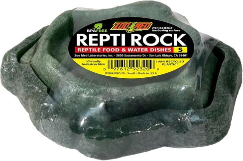 Zoo Med Repti Rock Reptile Food Water Dishes (Small) in Saudi Arabia