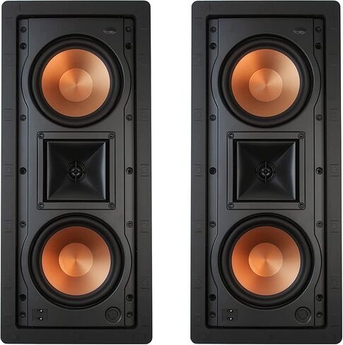كليبشا مكبر صوت R-5502-W II يثبت على الحائط او يسار او مركزي او يمين (LCR) داخل الحائط او في السقف، عبوة من ثلاث قطع in Saudi Arabia