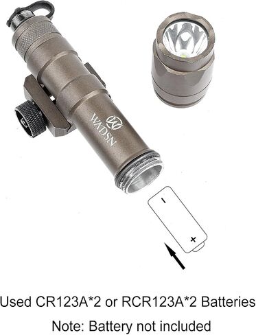 M300C Tactical Light, 400 Lumens Tactical Flashlight Weapon Light with Dual Pressure Switch for Constant/Momentary Modes, Fit for 20mm Picatinny Rail in Kuwait